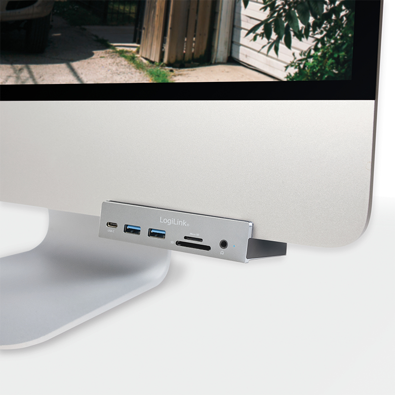 LogiLink UA0347 laptop dock/port replicator USB 3.2 Gen 1 (3.1 Gen 1) Type-C Aluminium – image 7
