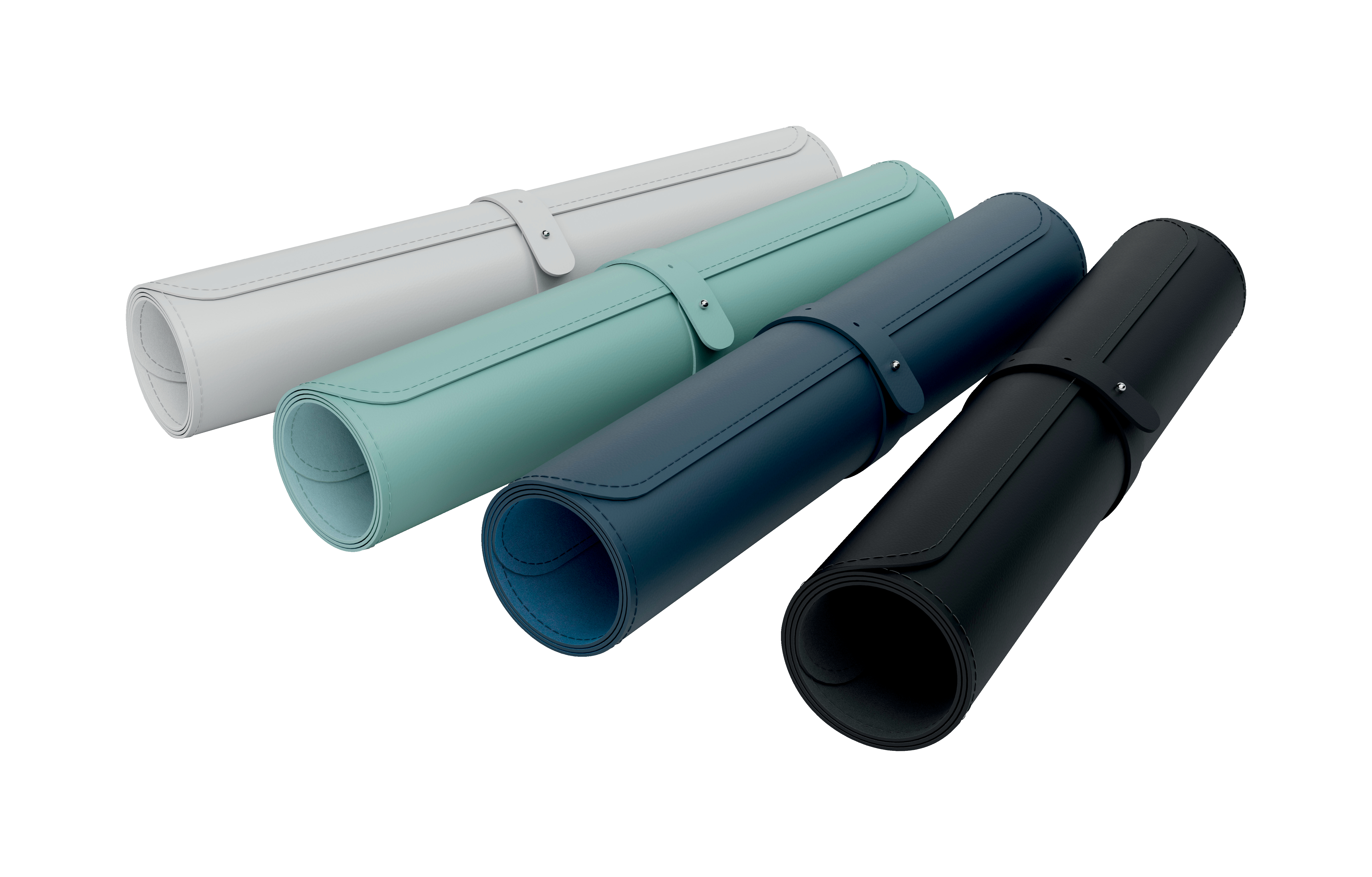 صورة مفرش مكتب ليتز كبير، أسود، 400 ملم × 800 ملم × 2 ملم PVC