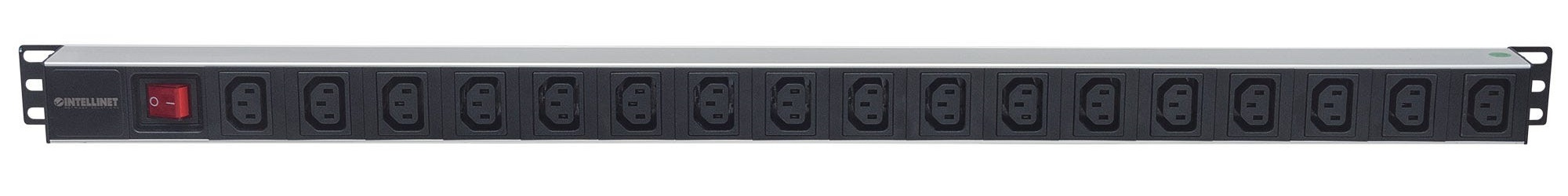 Intellinet Vertical Rackmount 17-Output C13 Power Distribution Unit (PDU), With Double-Air Switch, Removable Power Cable and Rear C14 Input (Euro 2-pin plug) – image 3
