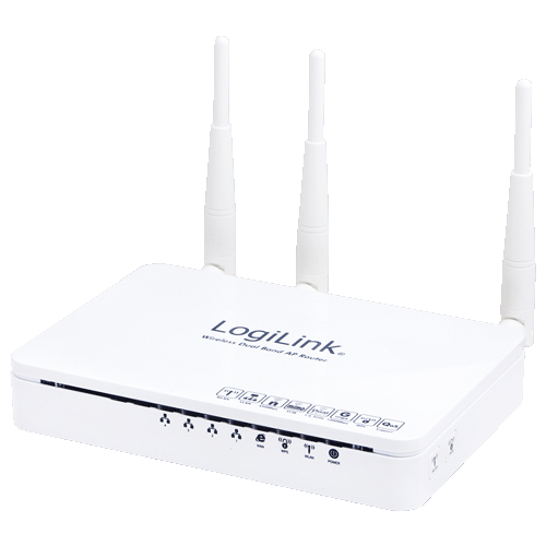 LogiLink WL0143 wireless router Gigabit Ethernet Dual-band (2.4 GHz – image 1