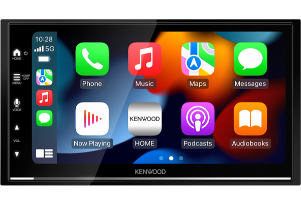 Kenwood DMX7722DABS car media receiver Black Wi-Fi Bluetooth
