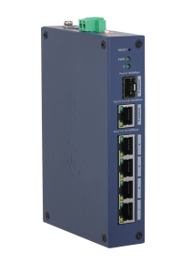 Dahua Technology CHS4106-4ET network switch Managed L2 Gigabit Ethernet (10/100/1000) Power over Ethernet (PoE) Desktop Blue – image 3