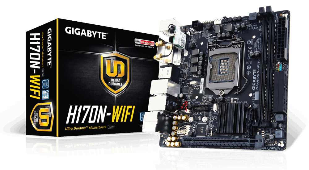 GIGABYTE GA-H170N-WIFI (rev. 1.0) – image 1