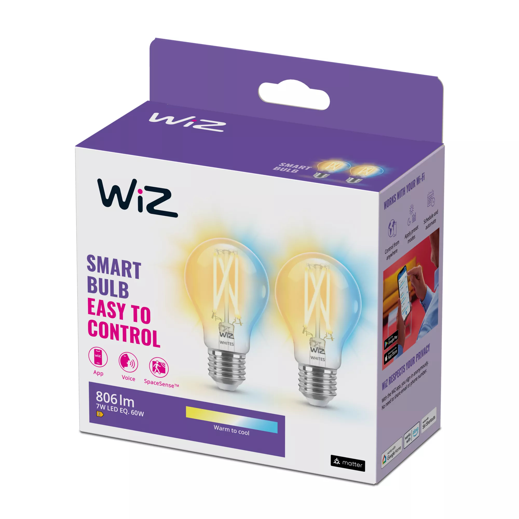 WiZ Filament Bulb Clear – image 4