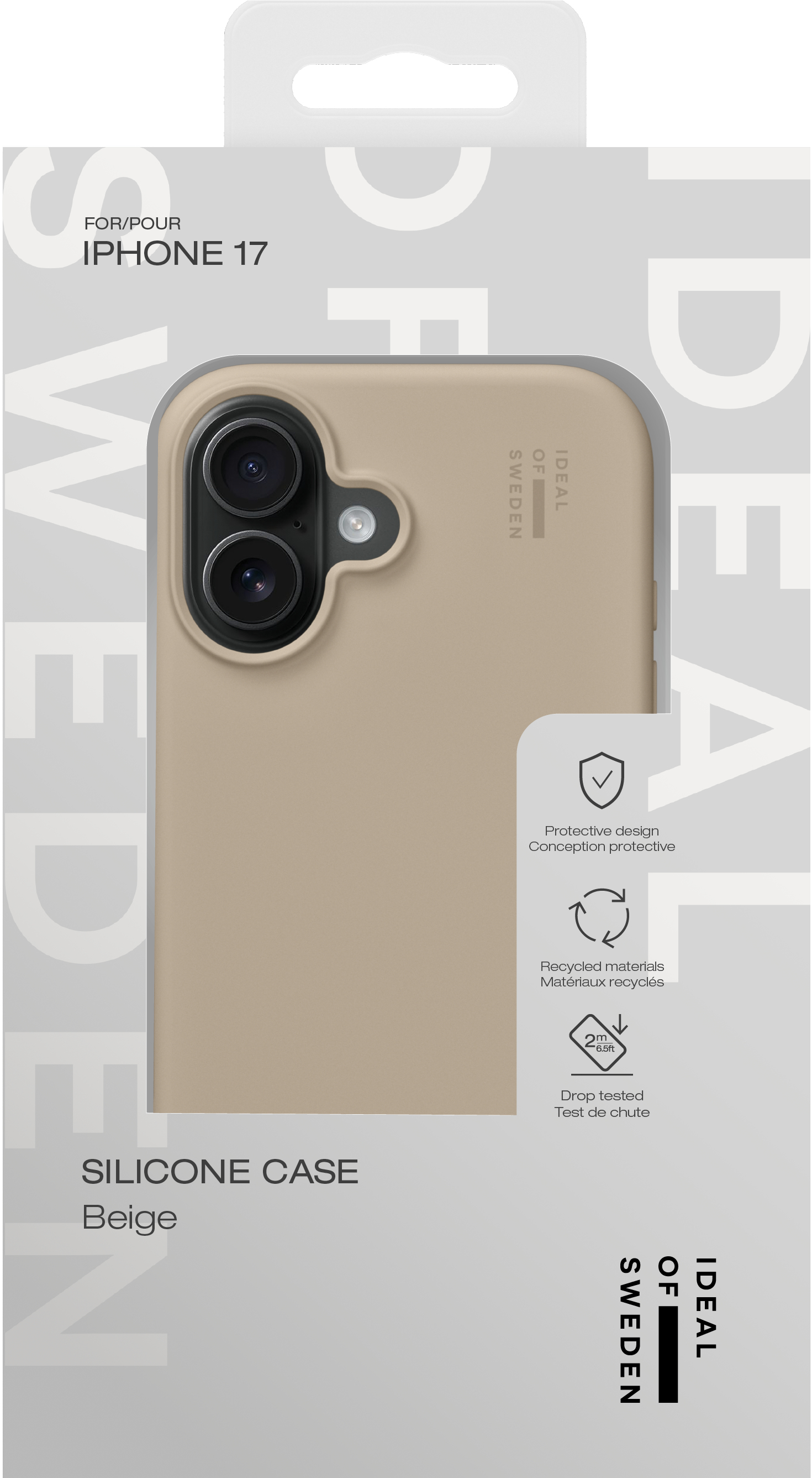 iDeal of Sweden Silicone Case iPhone 17 Beige – image 3