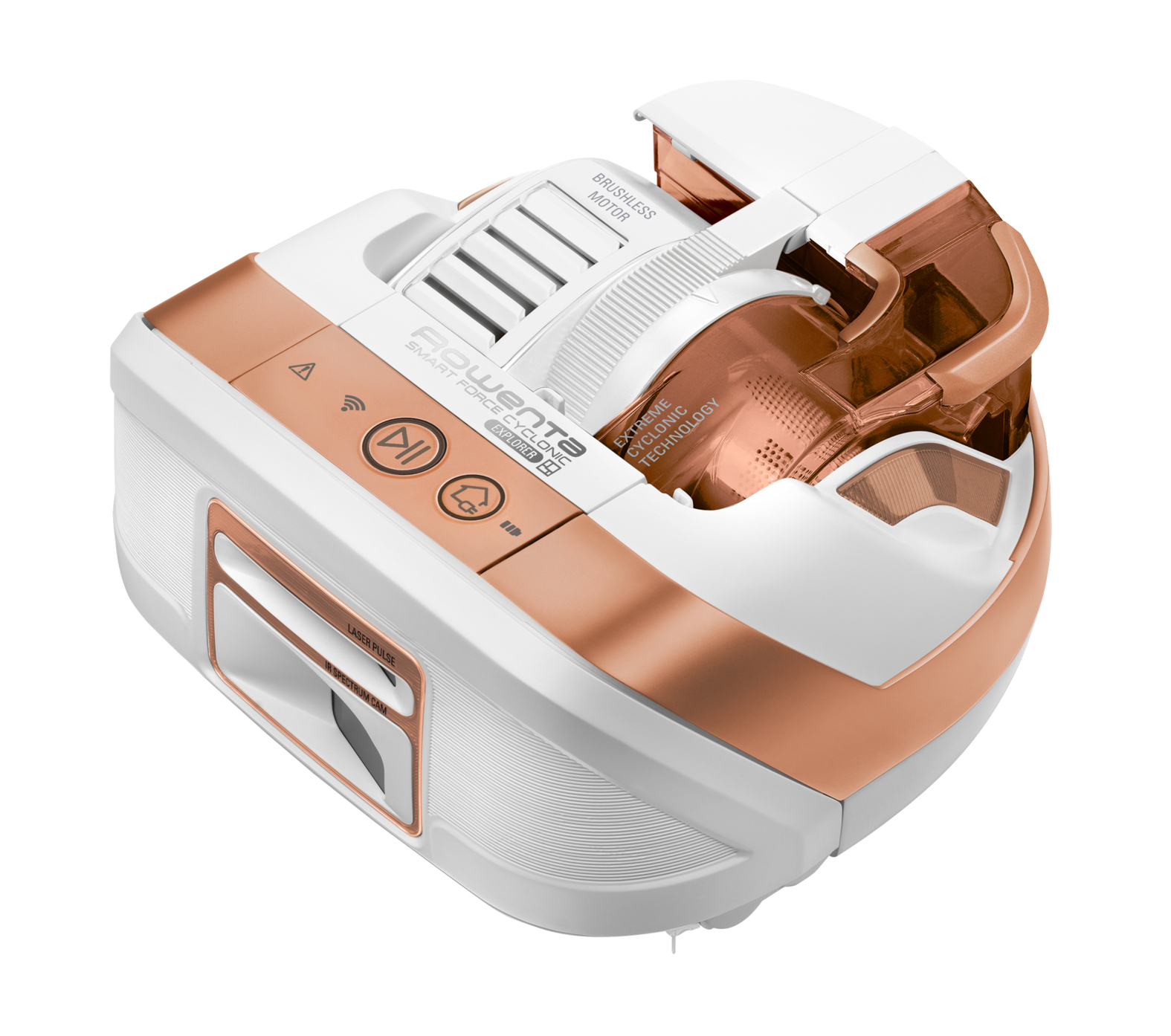 Rowenta Smart Force Cyclonic RR814 White, Bronze, Orange