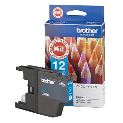 Brother LC12C ink cartridge Original Standard Yield Cyan