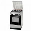 Indesit KG21SX Freestanding cooker Gas White