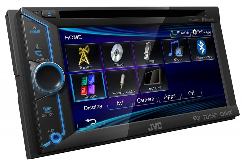 JVC KW-V20BTE car media receiver Black Bluetooth
