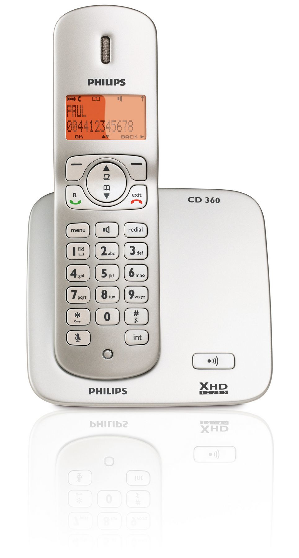 Philips Perfect sound CD3601S/90 telephone Caller ID Pearl – image 2