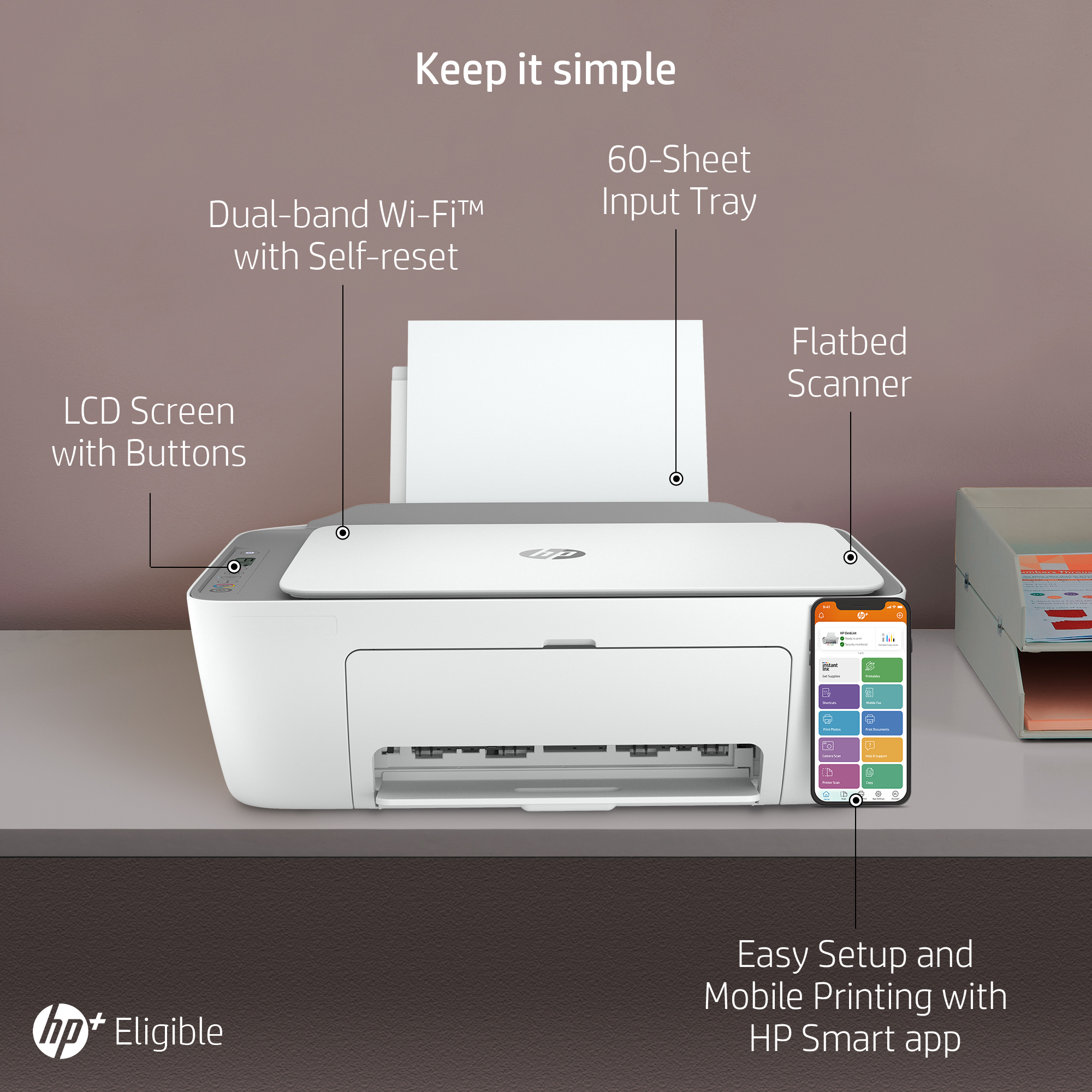 HP DeskJet 2720e AiO Printer – image 5