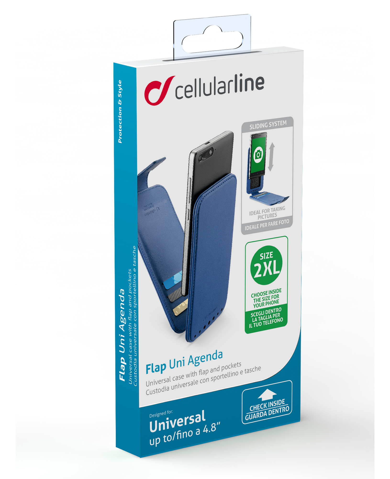 Cellularline Flap Uni Agenda - Smartphones up to 4.8” – image 3