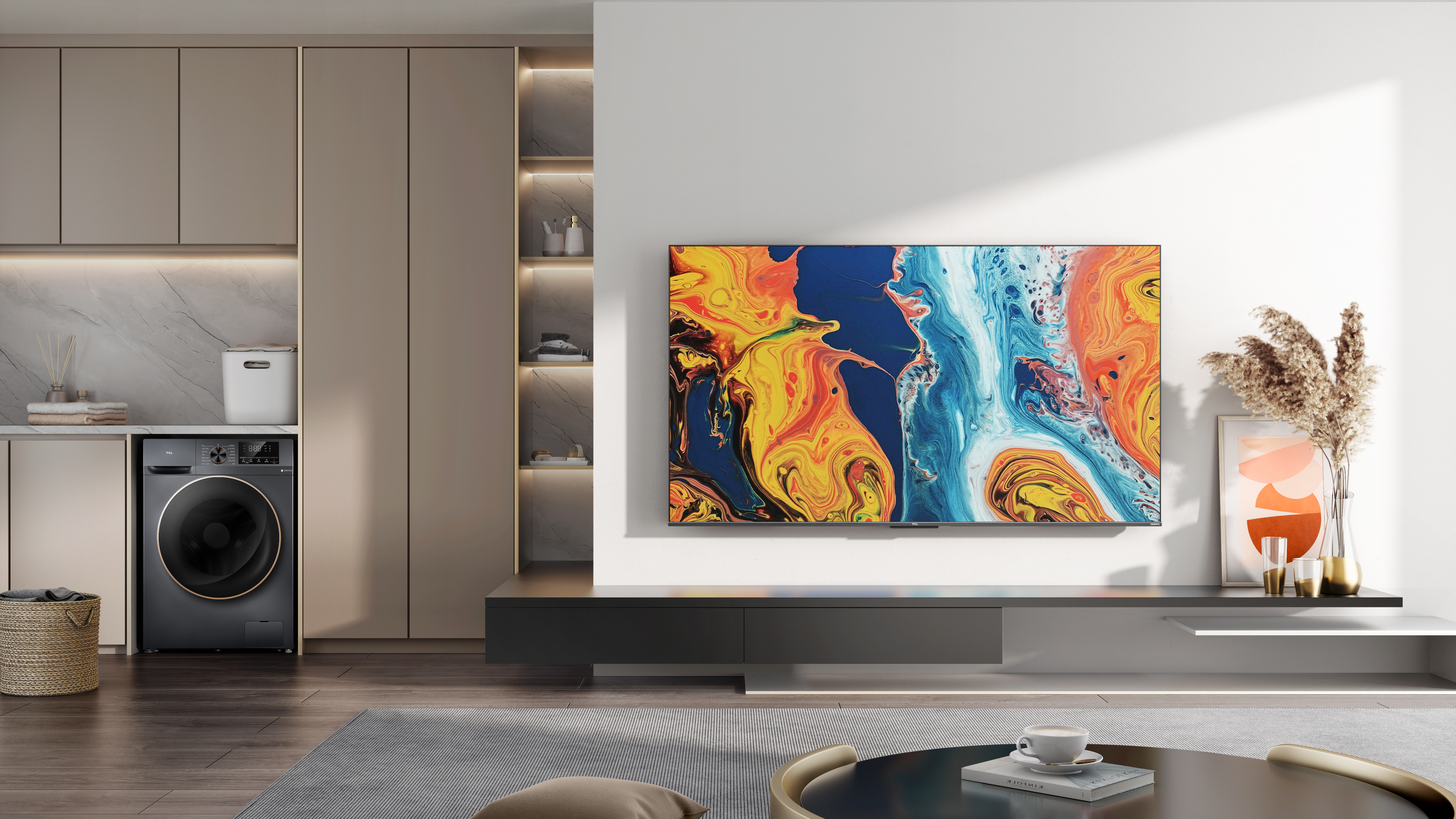 TV QLED Tcl 55C631 139 cm 4K UHD Argent Reconditionné — photo 5