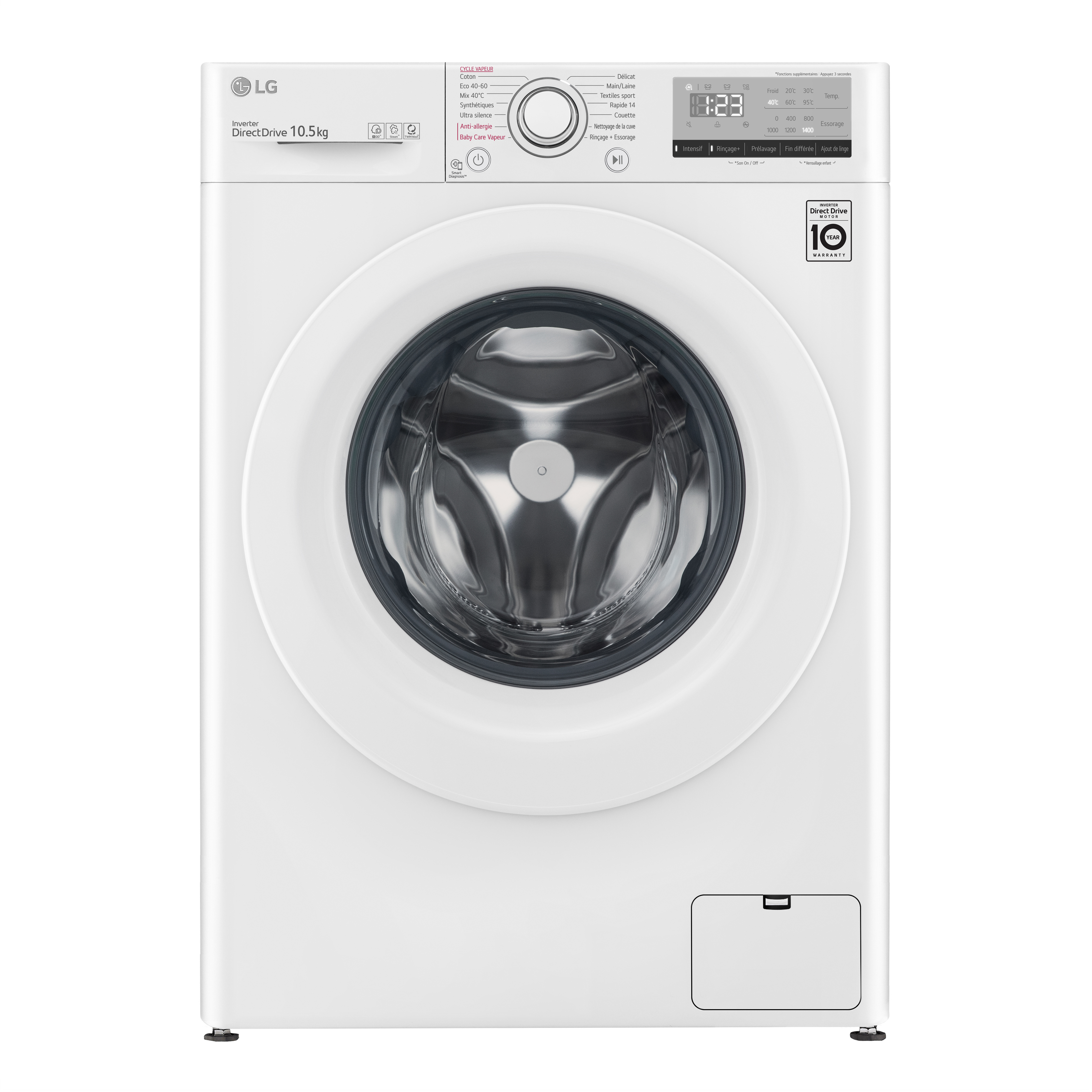 LG F4WV310WHT — vue 1 sur 8