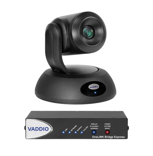نظام كاميرا Vaddio RoboSHOT 30E HDBT OneLINK Bridge Express PTZ - أسود