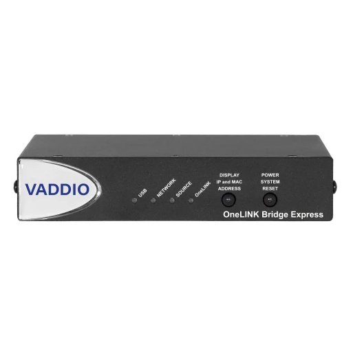 Vaddio OneLINK Bridge Express for HDBaseT Cameras 1920 x 1080 pixlar Nätverksansluten (Ethernet) Svart