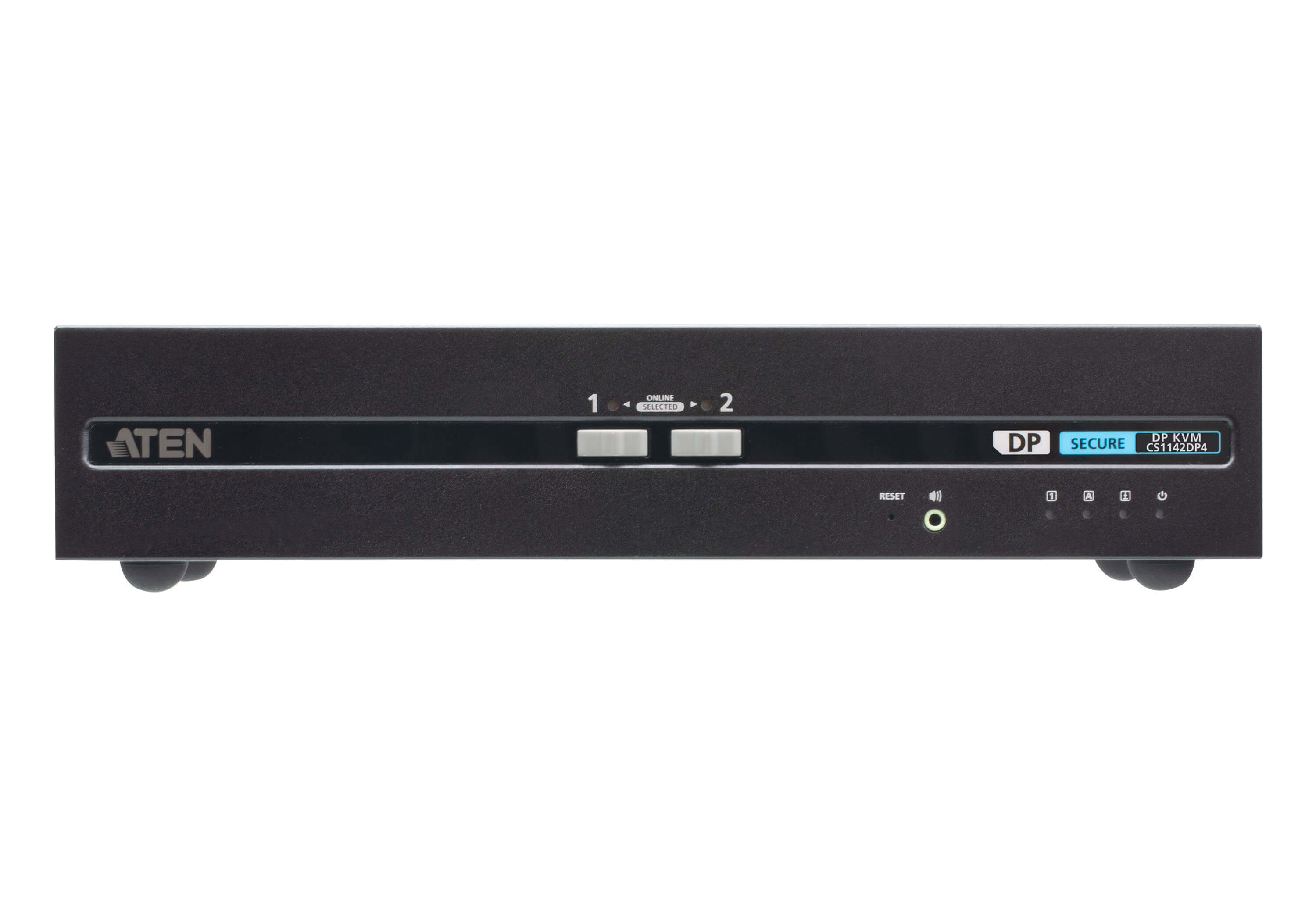 ATEN Switch KVM sicuro a visualizzazione doppia a 2 porte USB DisplayPort (conforme a PSD PP v4.0)