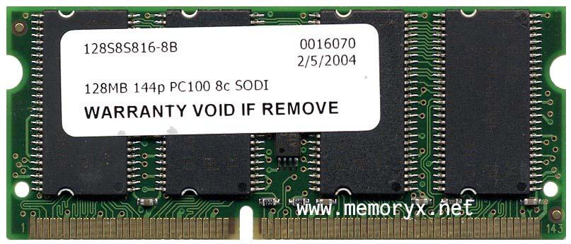 Kingston Technology Memory 128MB 100MHz Non-ECC CL2 Low Profile SODIMM