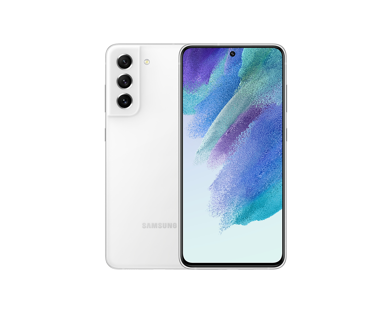 Samsung Galaxy S21 FE 5G SM-G990B 16,3 cm (6.4') Dubbla SIM-kort Android 11 USB Type-C 6 GB 128 GB 4500 mAh Vit