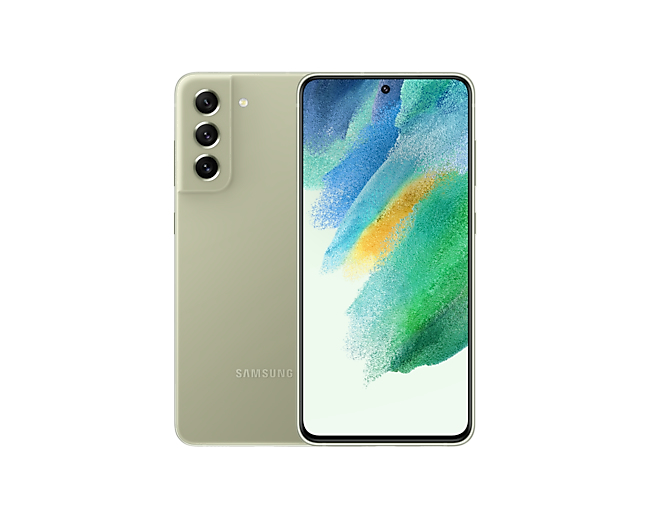 Samsung Galaxy S21 FE 5G SM-G990B 16,3 cm (6.4') Dubbla SIM-kort Android 11 USB Type-C 6 GB 128 GB 4500 mAh Oliv