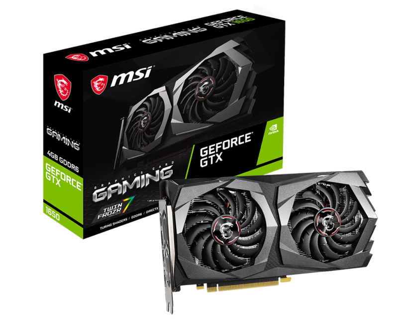 MSI GeForce GTX 1650 D6 GAMING – image 1