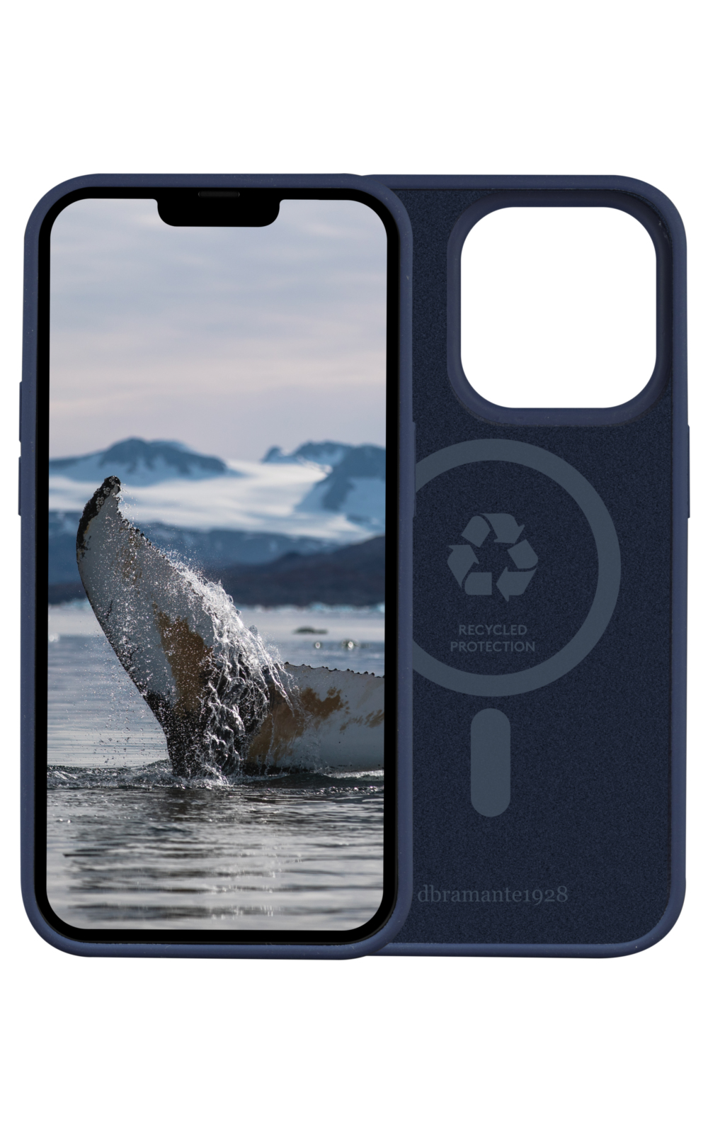 dbramante1928 Monaco - Back cover for mobile phone - MagSafe compatibility - 100% recycled plastic - pacific blue - for Apple iPhone 14 Pro
