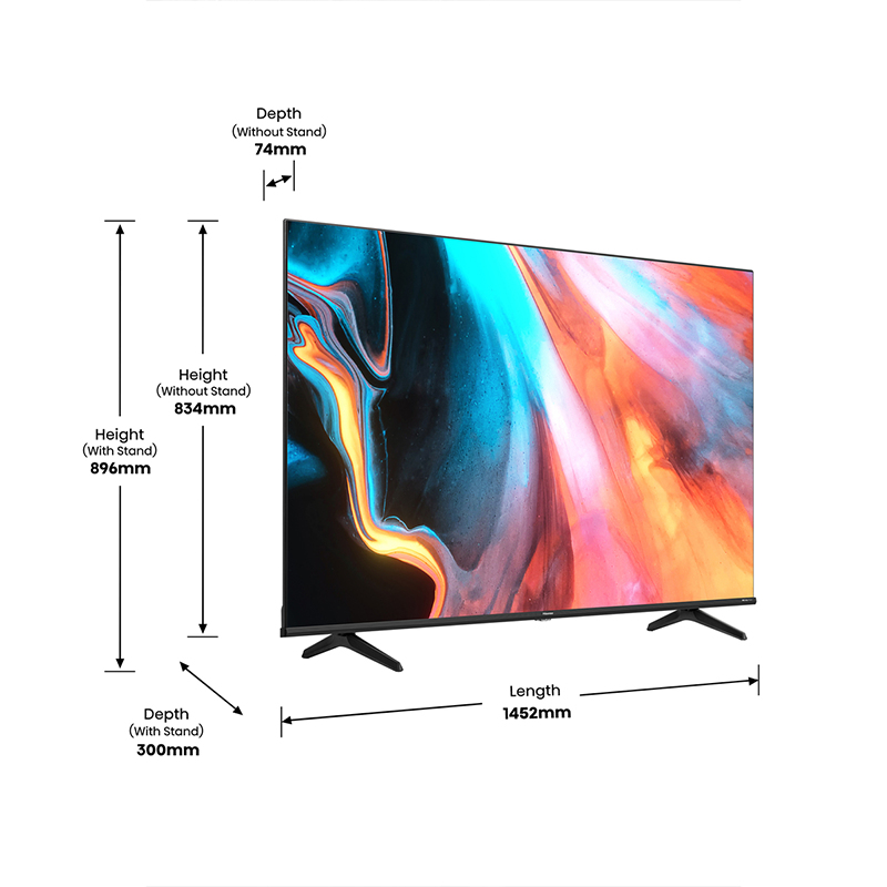 Hisense 65E77HQ Classe de diagonale 65 TV LCD rétro éclairée par LED Smart TV VIDAA 4K UHD (2160p) 3840 x 2160 HDR Quantum Dot — photo 7