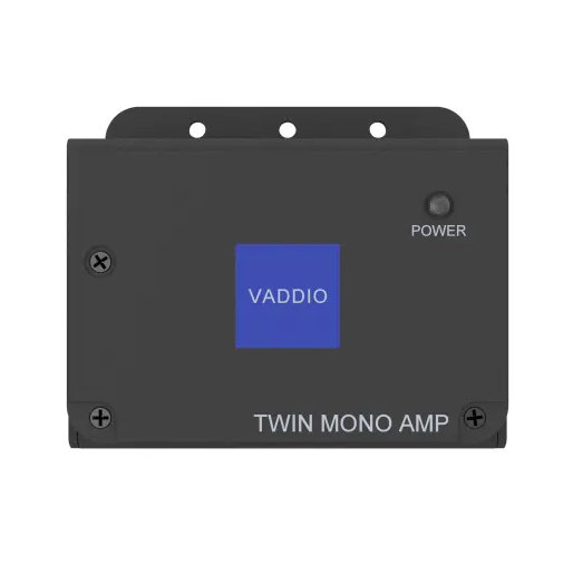 Vaddio Twin Mono AMP 2.0 kanaler Hem Svart