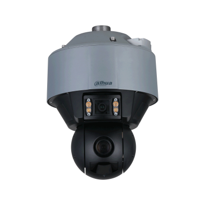 DAHUA DHSDT5X4054FQA Cámara PTZ Dual de 4 Megapixeles con Inteligencia Artificial/ Hunter/ Lente panorámico de 6mm/ Lente para Detalle de Zoom 1050mm/ IR de 100 Mts/ Soporta Reconocimiento de Rostros/ Captura de Rostros MV DH-SDT5X405-4F-QA-0600 - DH-SDT5X405-4F-QA-0600