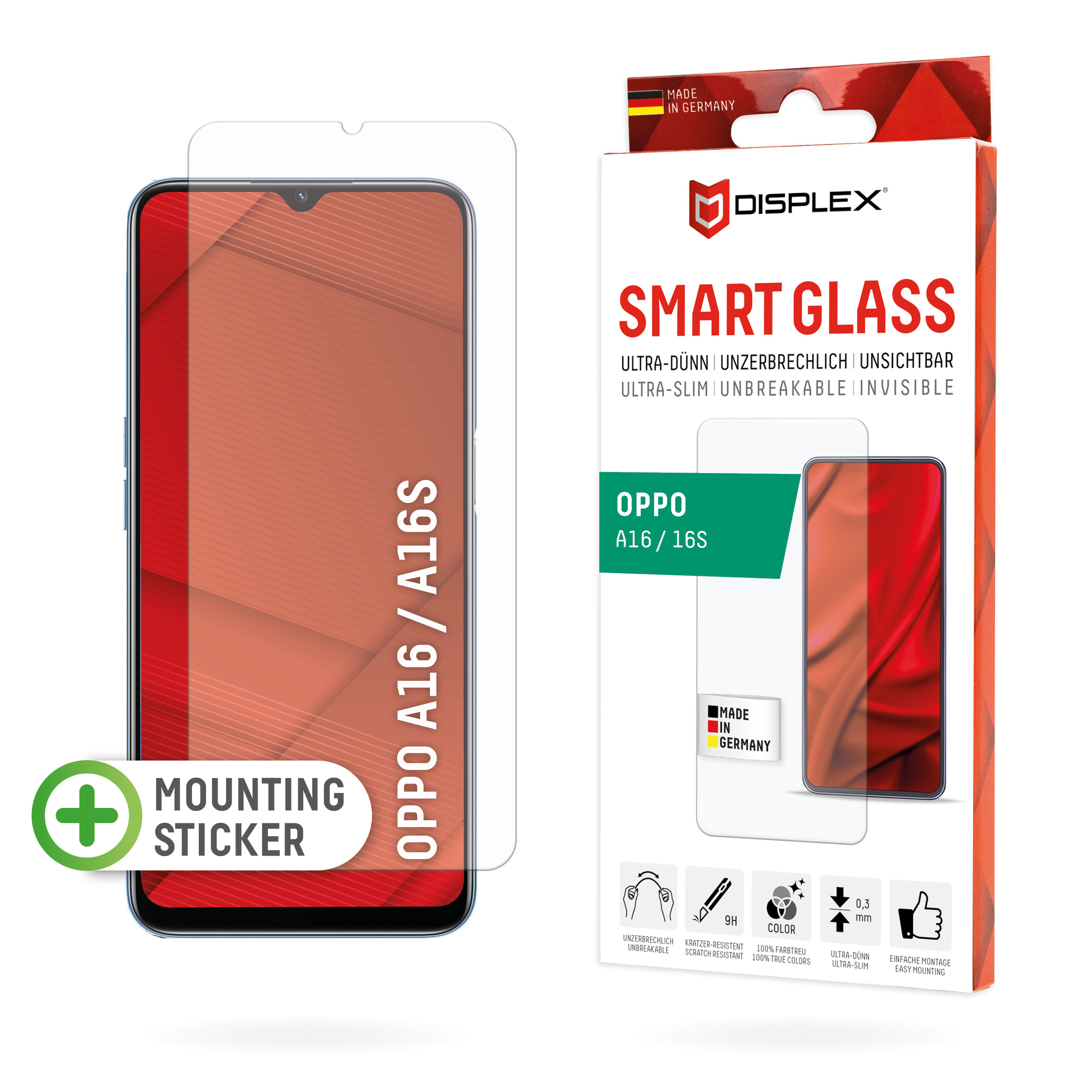 DISPLEX SMART GLASS OPPO A16/A16S