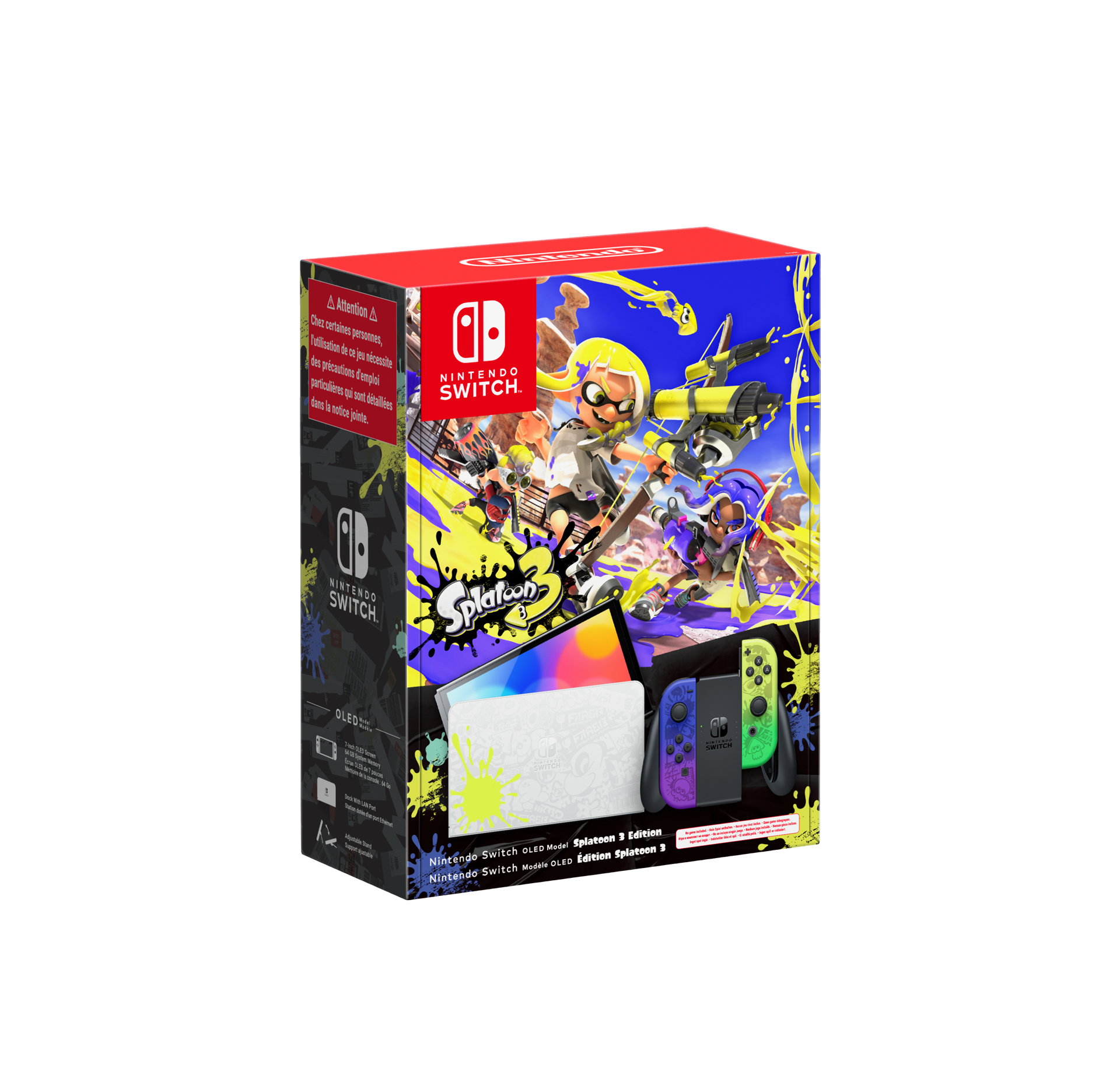 Nintendo Switch Oled Splatoon 3 Edition — vue 1 sur 8
