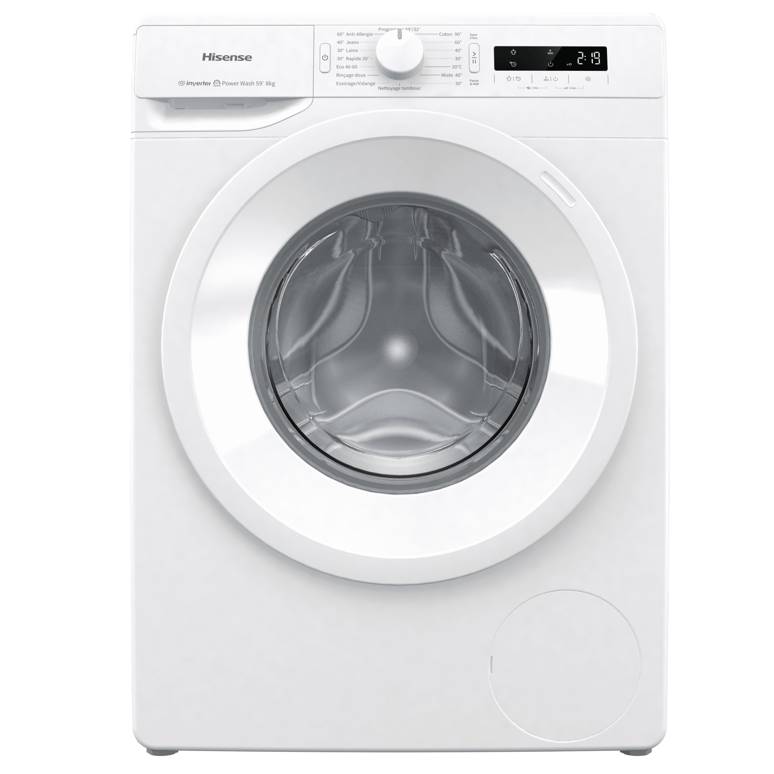 Hisense WFGP80123V — vue 1 sur 8