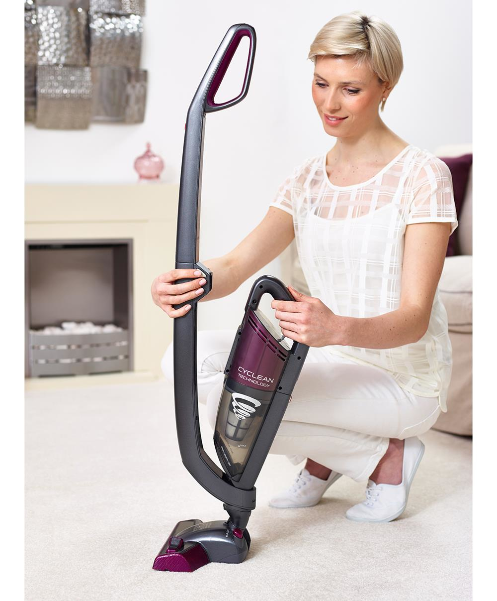 Hoover CA144TF2001 stick vacuum/electric broom 2-in-1 stick vacuum Bagless Pink – image 5