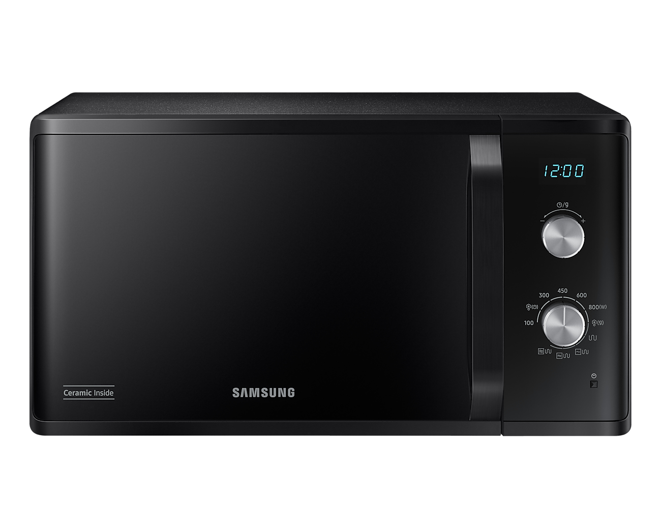 Samsung MG23K3614AK/BA forno a microonde Nero Solo microonde Superficie piana 23 L 1250 W