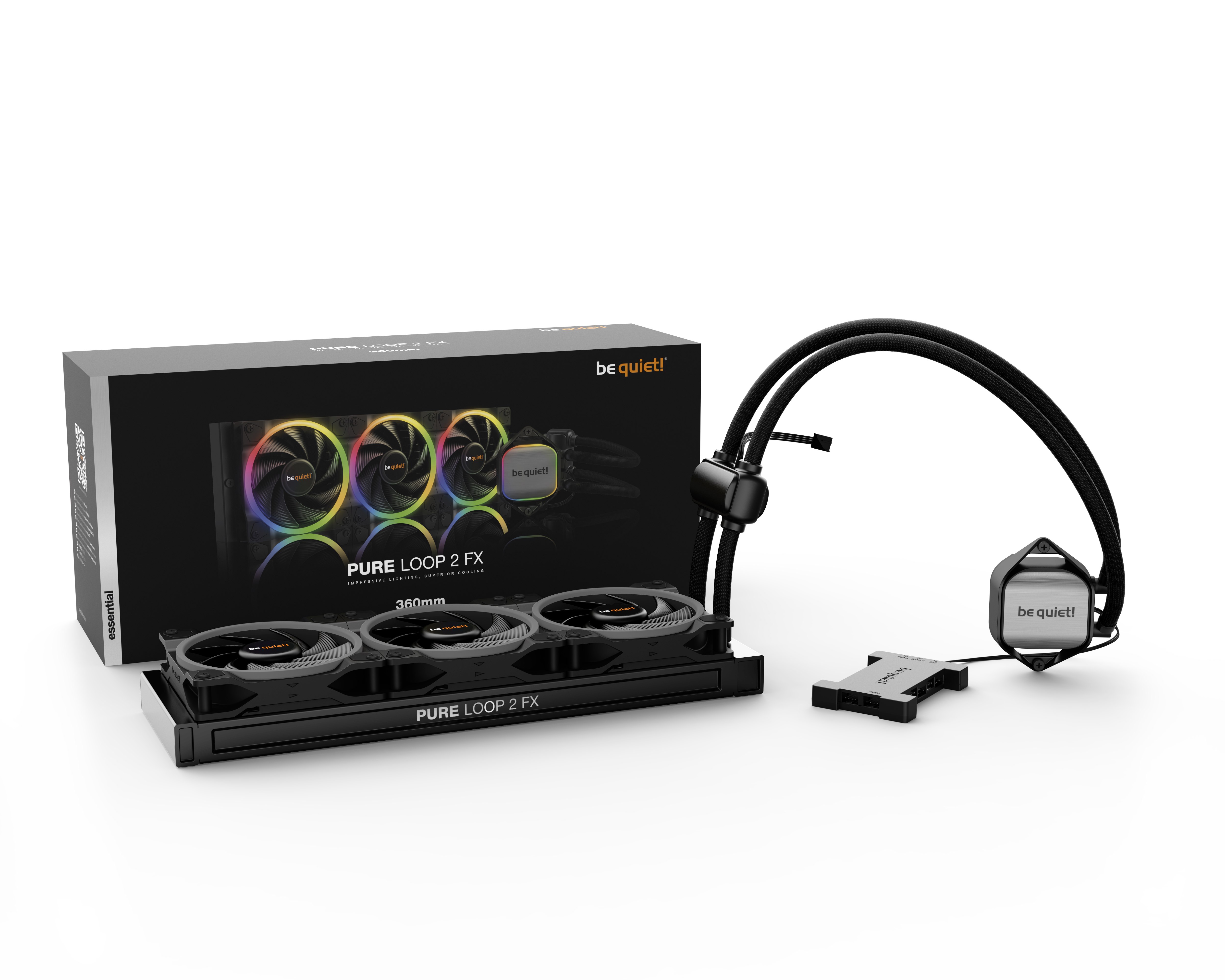 Enfriamiento Líquido be quiet! PURE LOOP 2 FX - 3 Ventiladores - 2500 RPM - ARGB - BW015