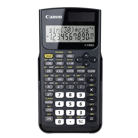Canon F-730SX calculator Pocket Scientific Black – image 3