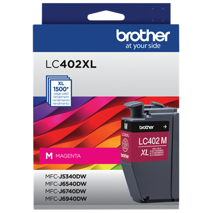 LC402XLMS CARTUCHO MAGENTA RENDIMIENTO  1500 PAGINAS