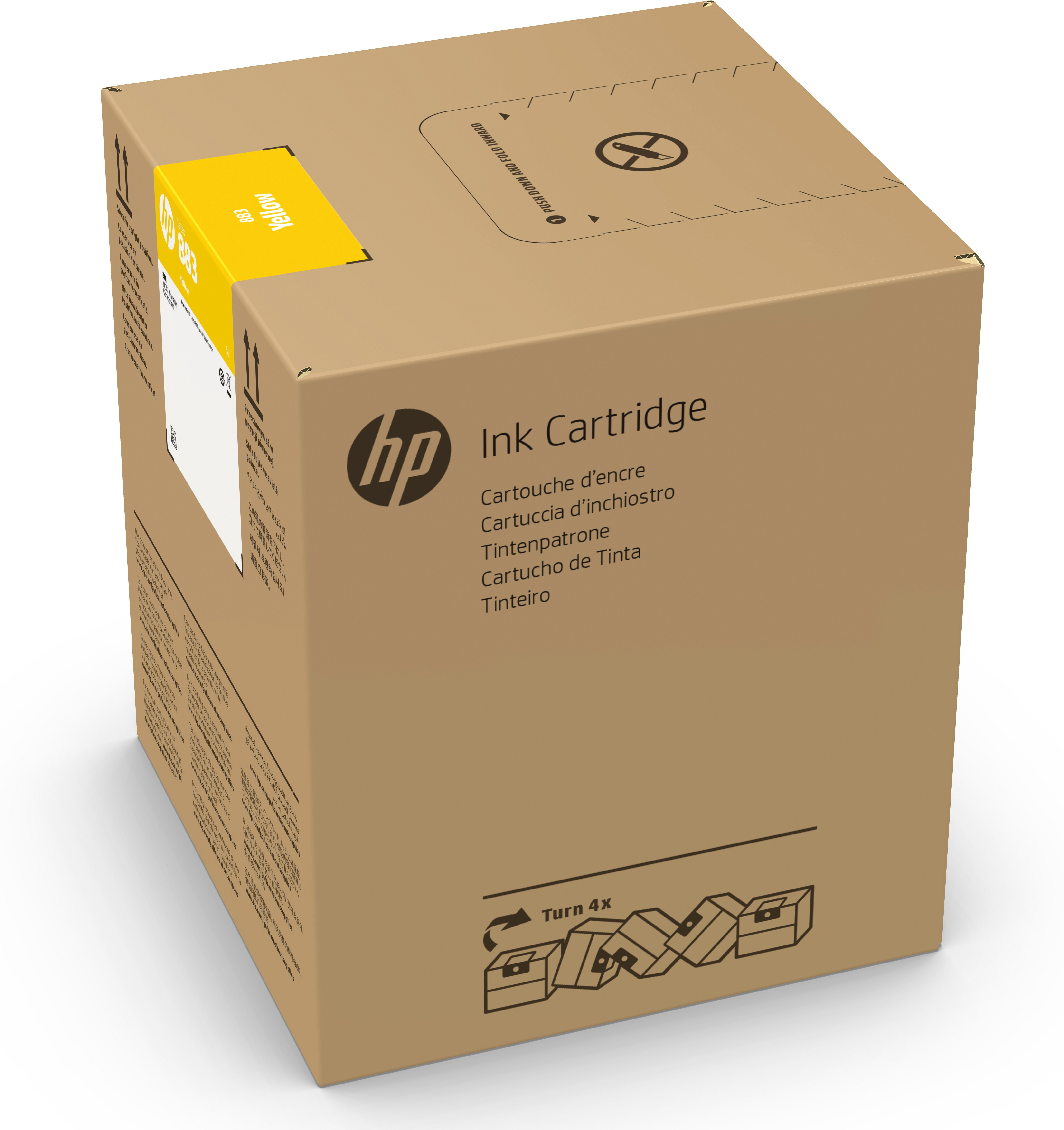 HP 883 Cartouche d’encre Latex - Jaune - 5 litres