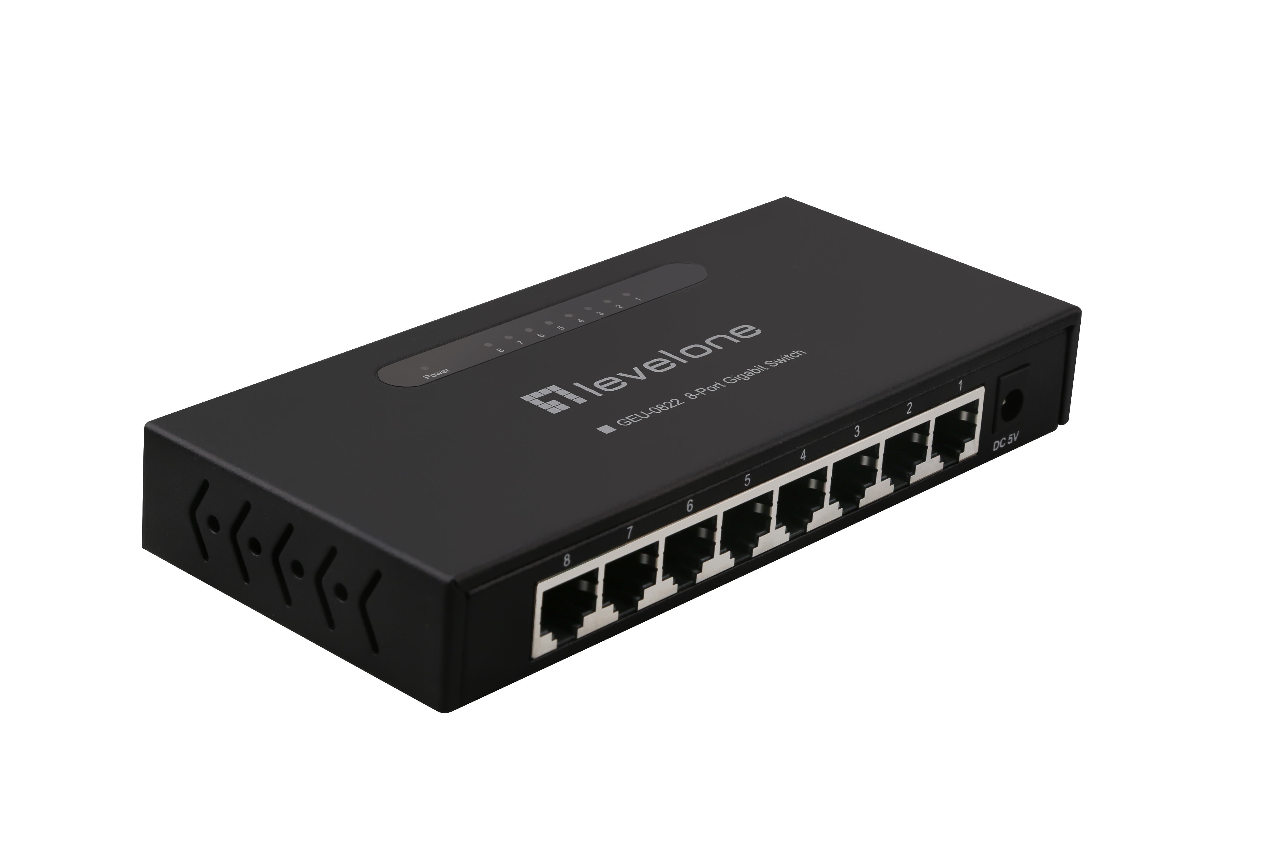 YY LevelOne Switch 8x GBit Metallgehäuse Unmanaged