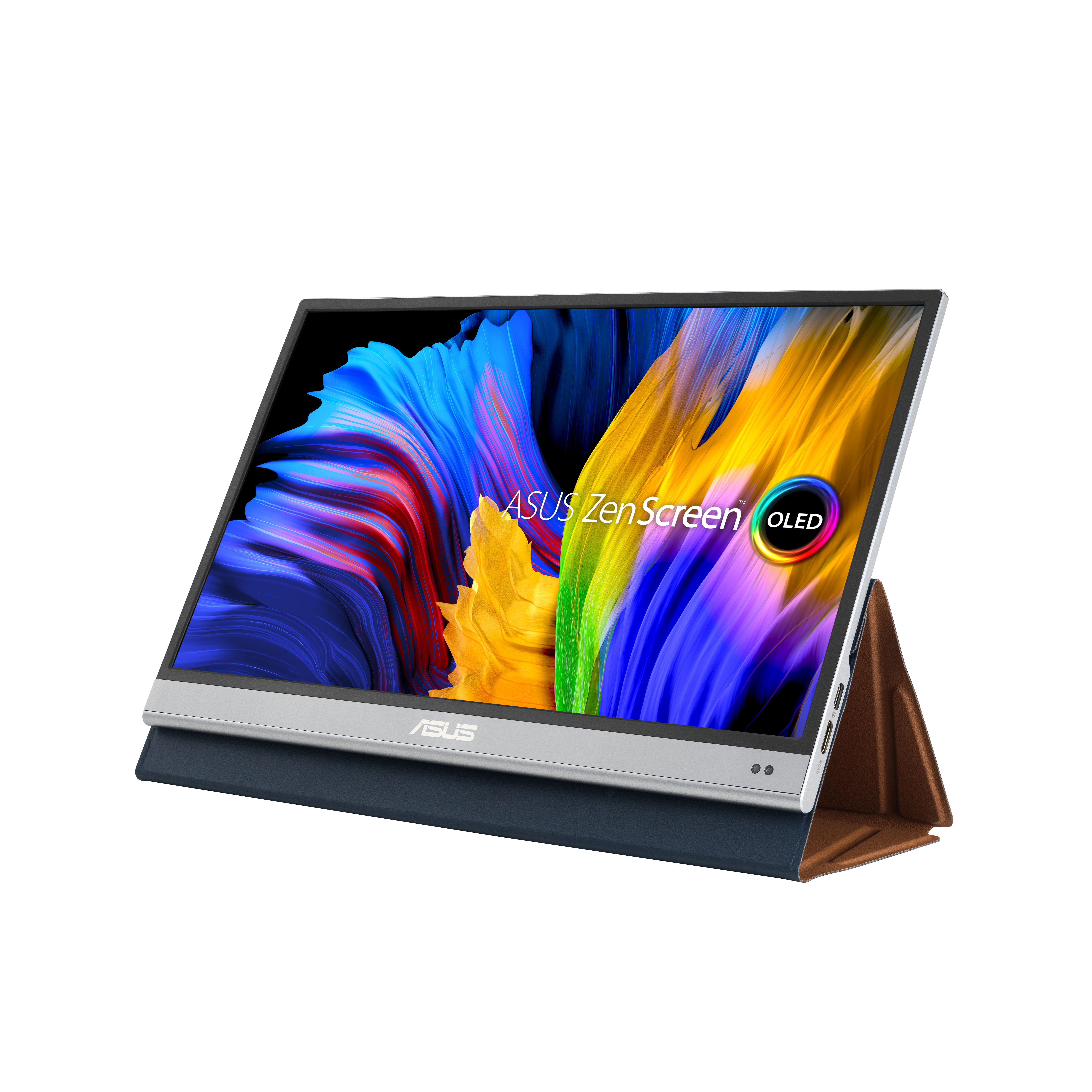 ASUS ZenScreen MQ13AH pantalla para PC 33.8 cm perspectiva frontal