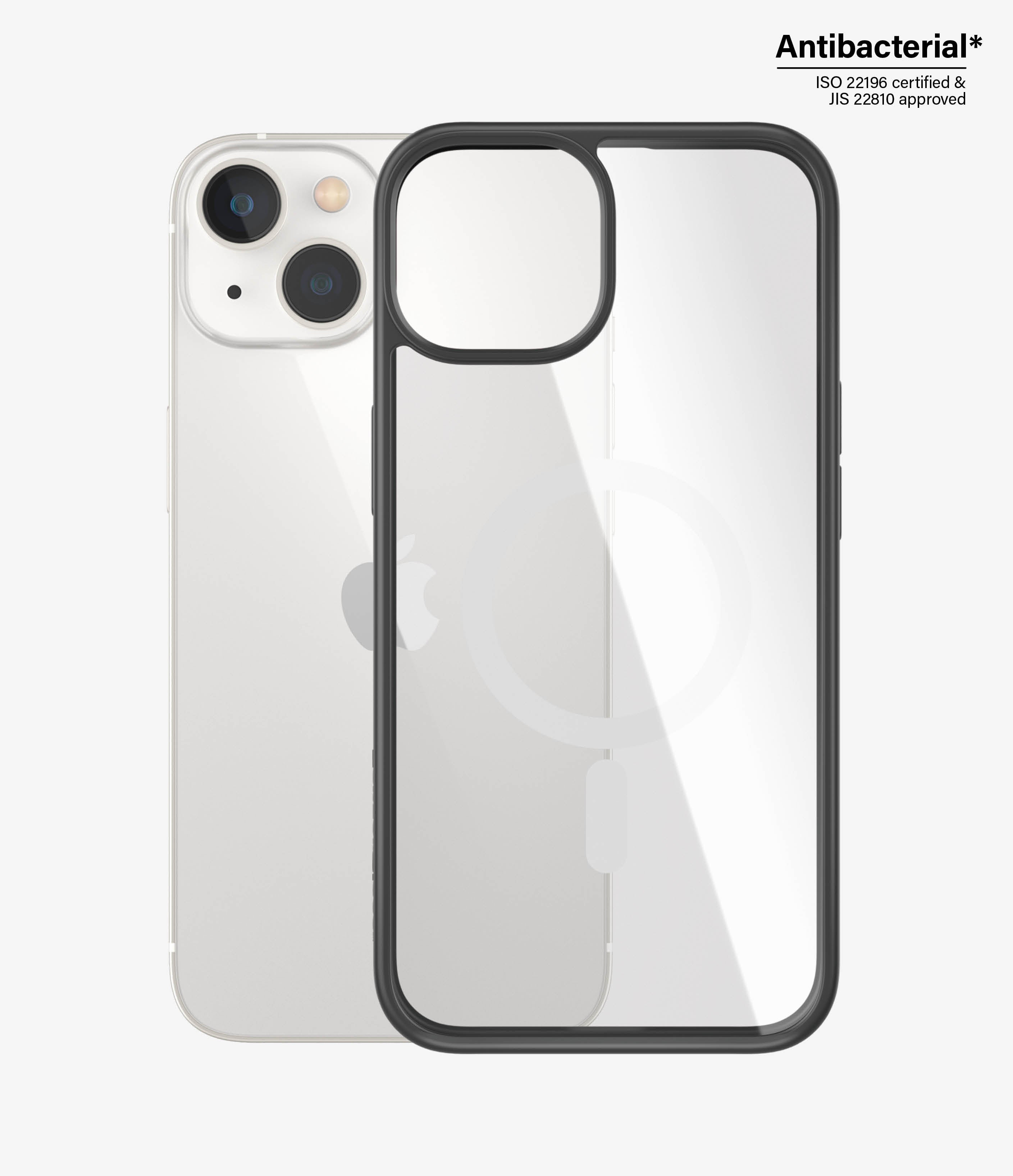 PanzerGlass ClearCase custodia per cellulare 155 cm (6.1") Cover Nero Trasparente