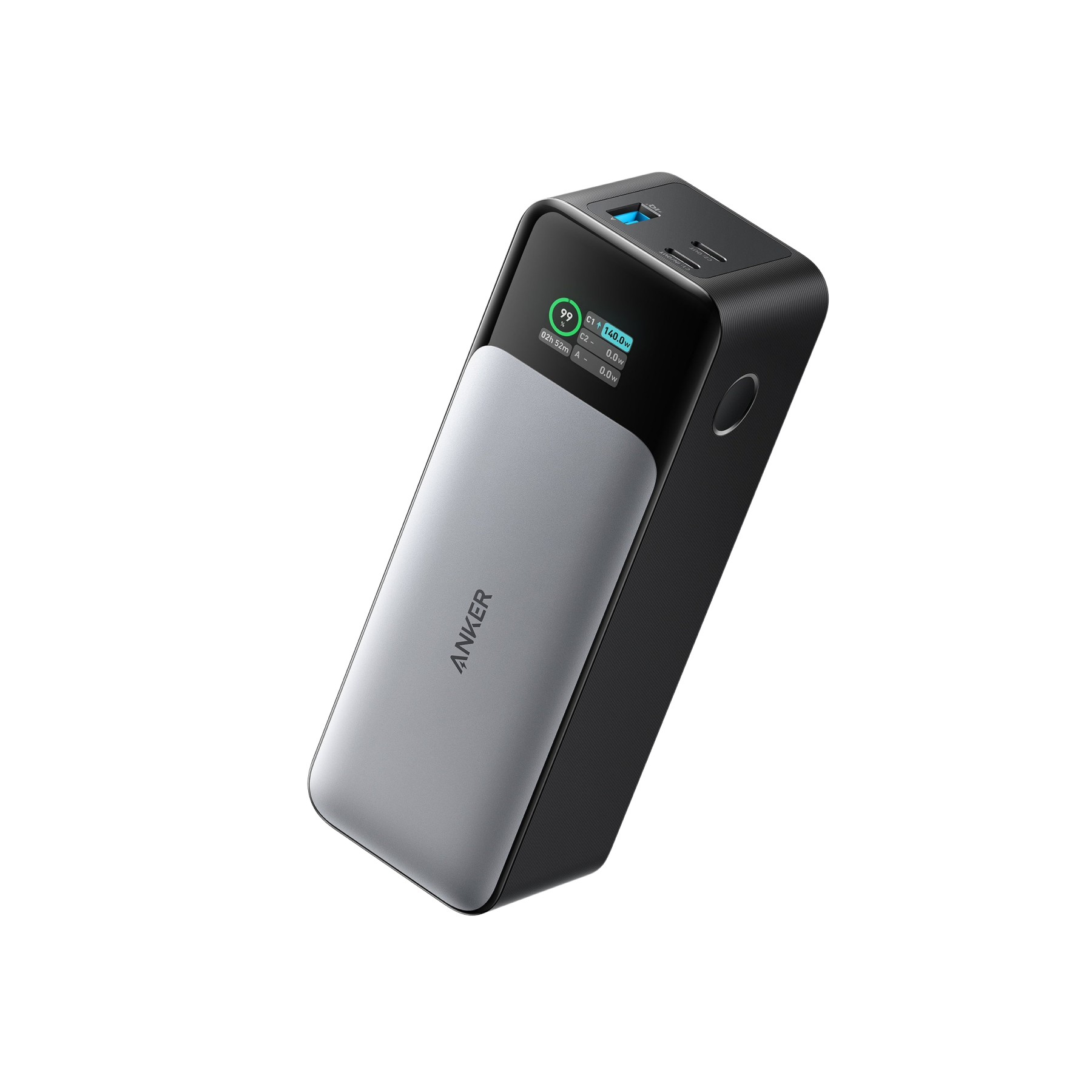 Anker 737 24000 mAh Svart, Silver