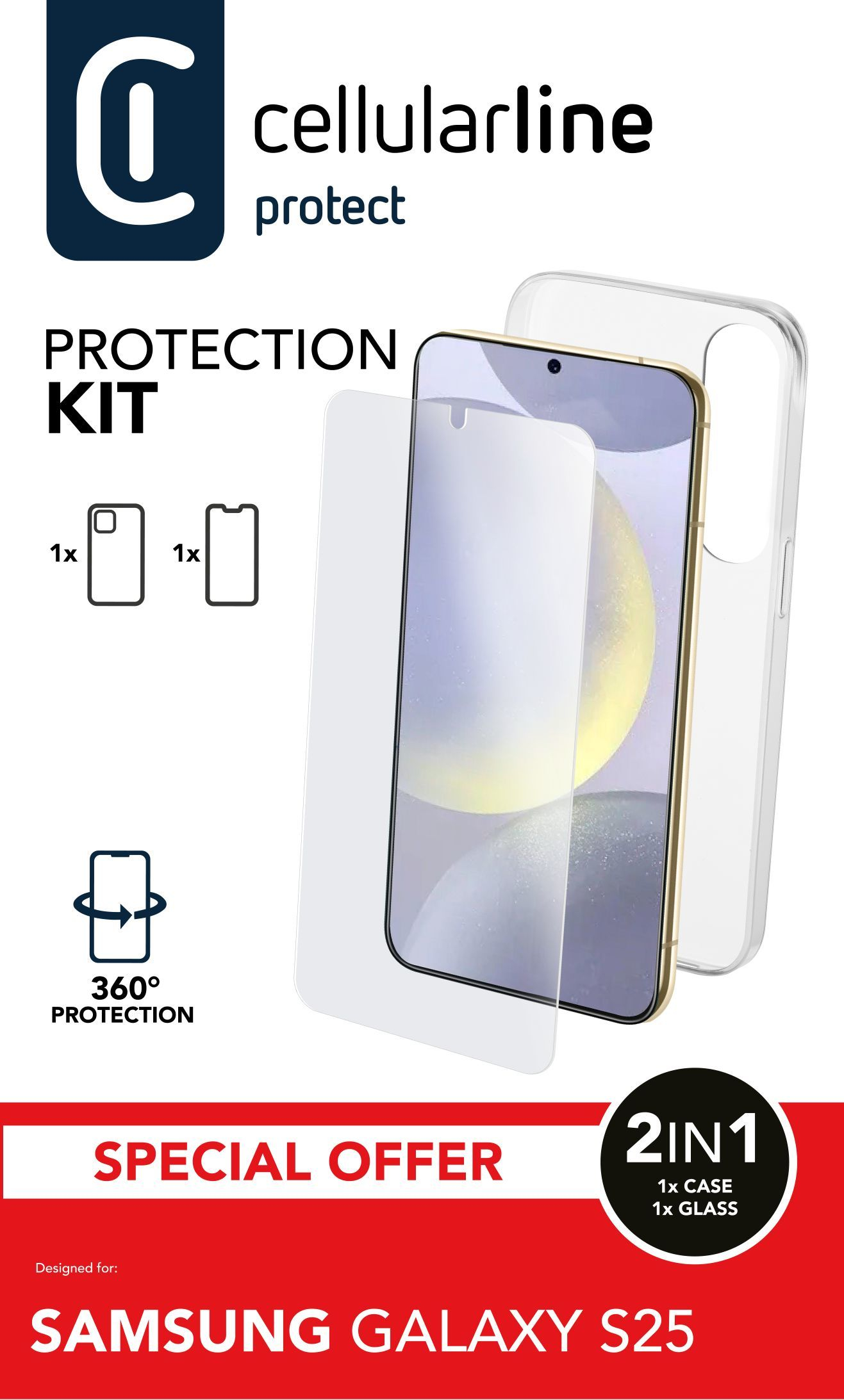 Cellularline Protection Kit - Galaxy S25 – image 2