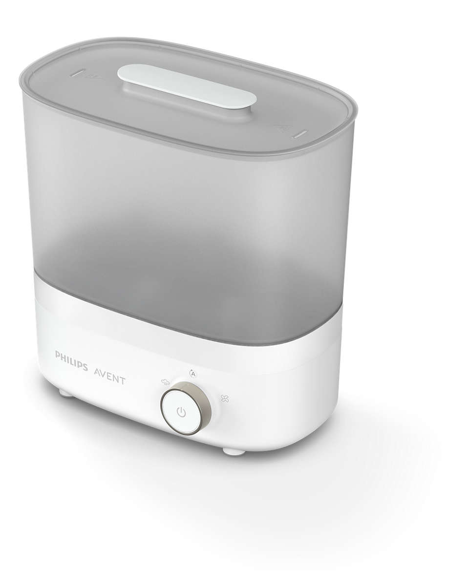 صورة Philips SCF293/00 معقم بالبخار 650 واط شفاف/أبيض