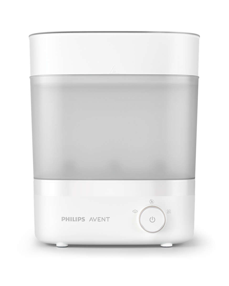 صورة Philips SCF293/00 معقم بالبخار 650 واط شفاف/أبيض