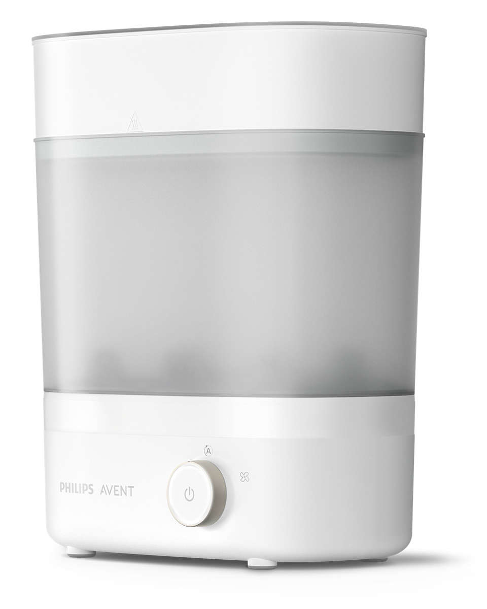صورة Philips SCF293/00 معقم بالبخار 650 واط شفاف/أبيض