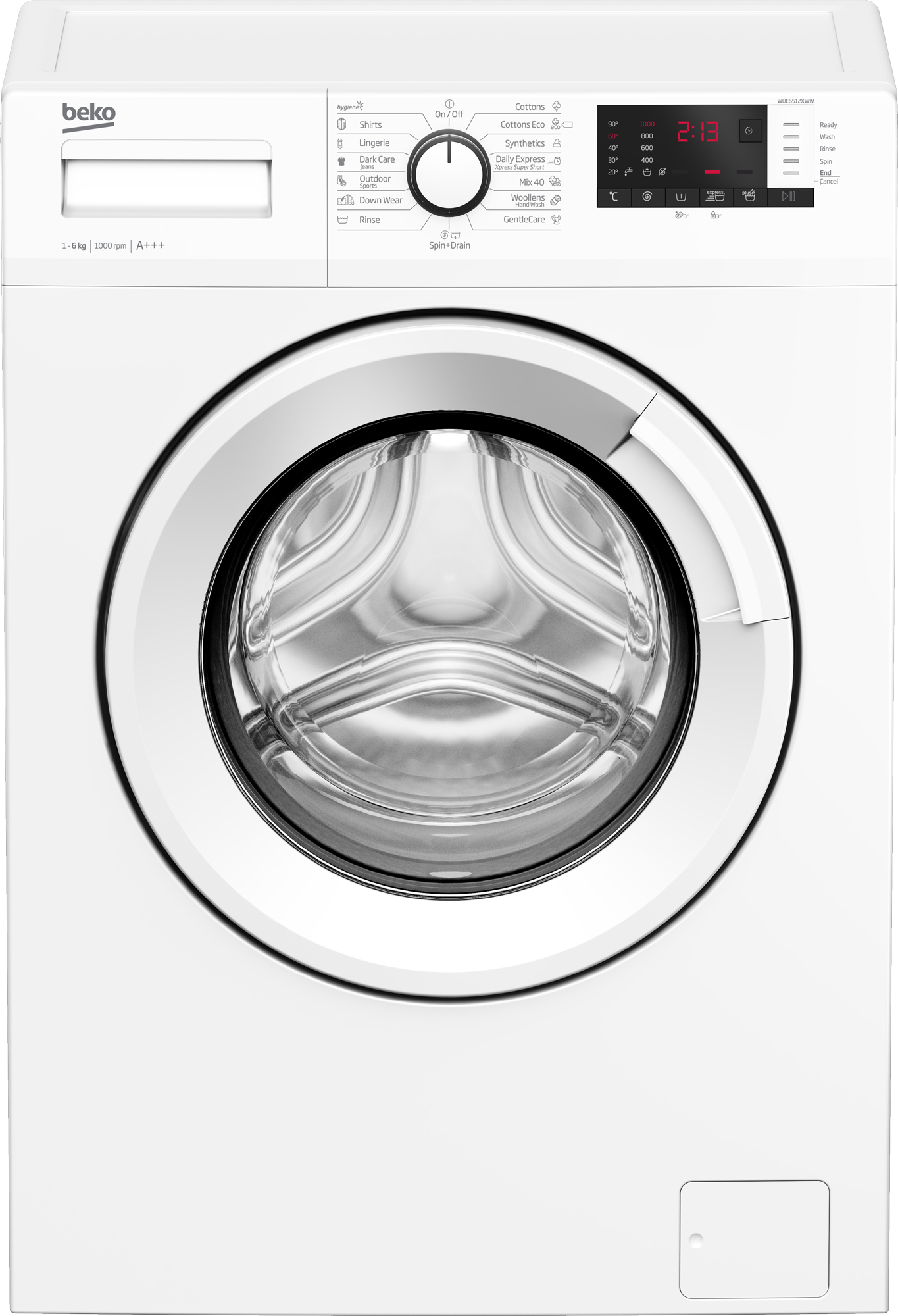 Beko WUE6512XWW — vue 1 sur 8
