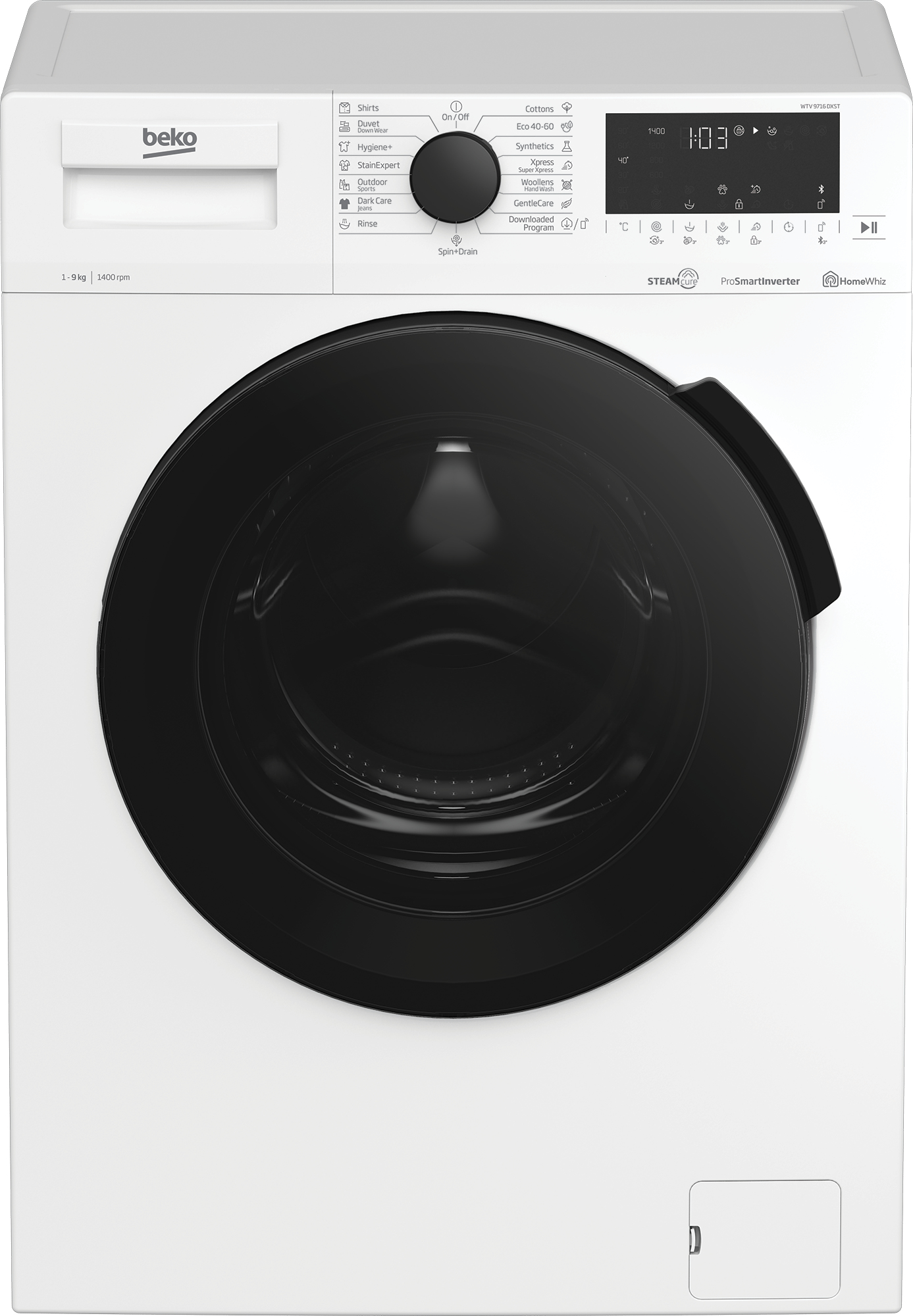 Beko WTV9716DXST — vue 1 sur 4