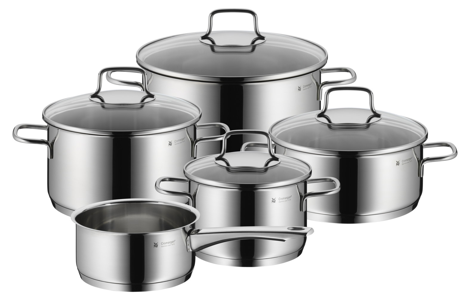 WMF Astoria 0780556040 set di pentole 9 pz