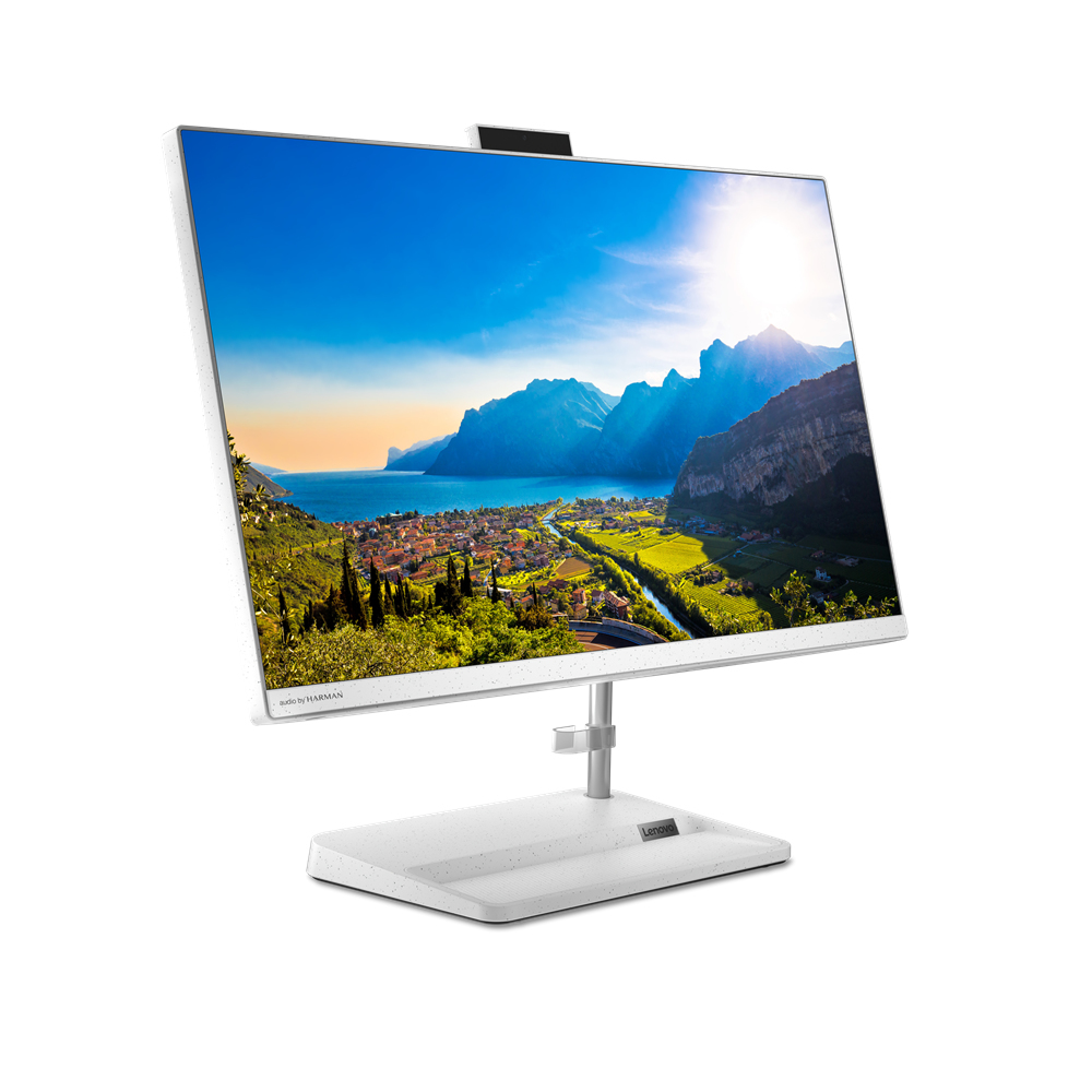 Lenovo ideacentre 3 intel® core™ i3 60,5 cm (23.8") 1920 x 1080 pixeles 8 gb ddr4-sdram unidad de disco duro pc todo en uno windows 11 home wi-fi 6 (802.11ax) blanco